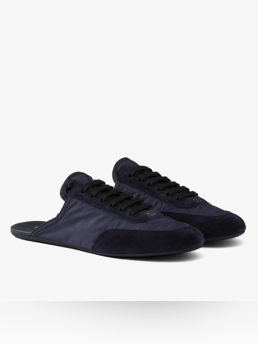 NWOT Prada Collapse Lace-Up Sneaker Mule SZ 39.5 (9.5)